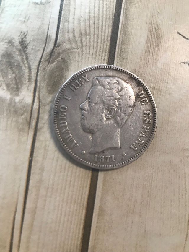 Amadeo 1 1871 moeda