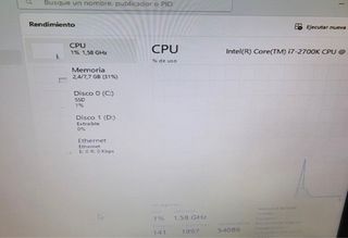PC WINDOWS 11 Intel i7 8GB RAM 