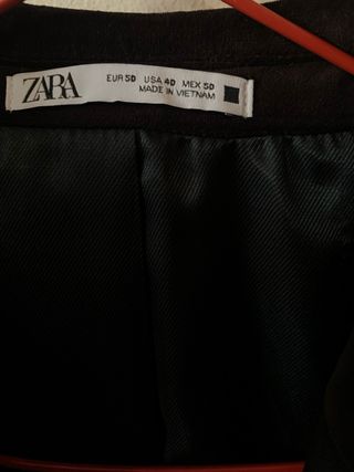 Americana hombre terciopelo de Zara