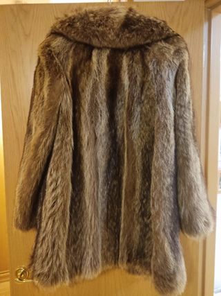 Abrigo piel de marmota