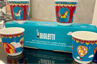 Bialetti set 4 bicchieri caffè in ceranica