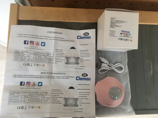 Massaggiatore Trigger Point Ventosa Riscaldante