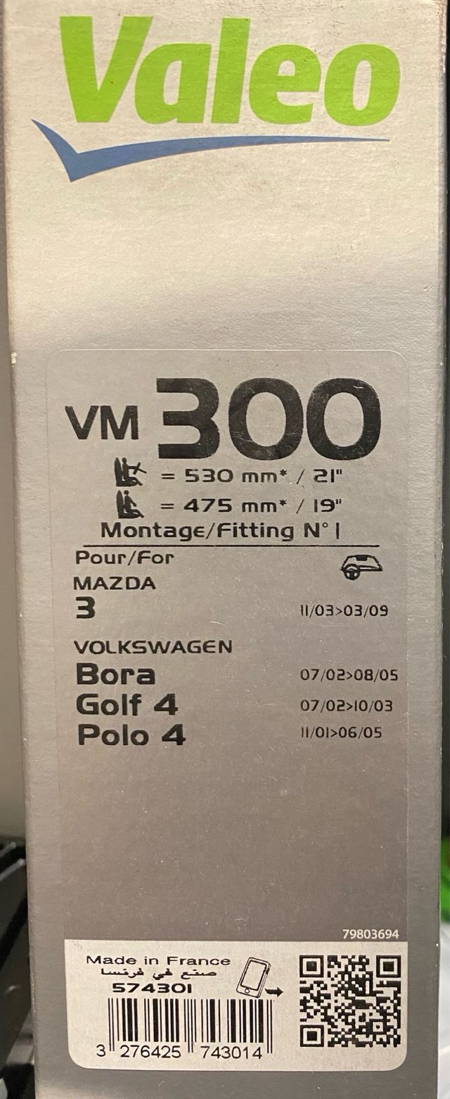 Spazzola tergicristallo valeo VM300 530mm NO Bosch