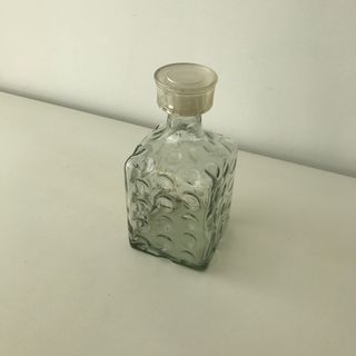 Garrafa vidro antiga vintage licor bebidas