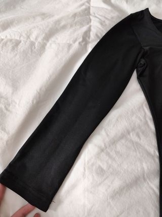 Vestido negro liso licra 
