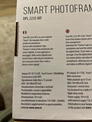 Cornice Foto Digitale 10pollici