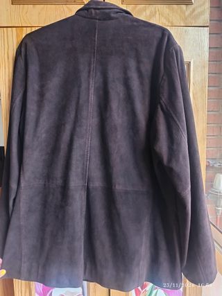 Chaqueta hombre de ante 
