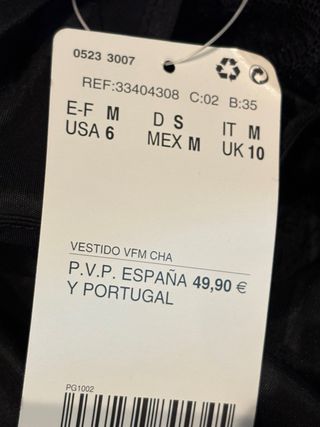 Vesfido Nuevo Mango con etiqueta
