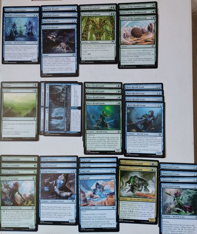 Deck Merfolk Pauper Tribal Magic the Gathering MTG