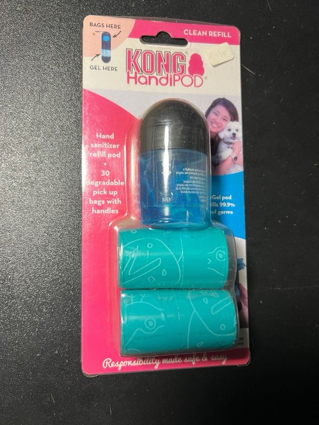 Sacchetti per cani con gel igienizzante