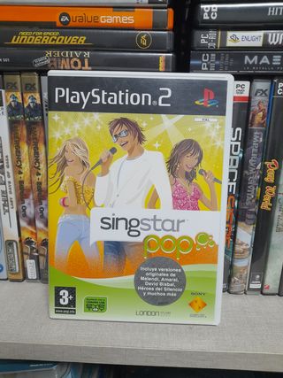 Videojuego PlayStation 2 singstar pop