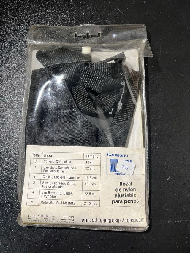 Museruola in nylon misura 4