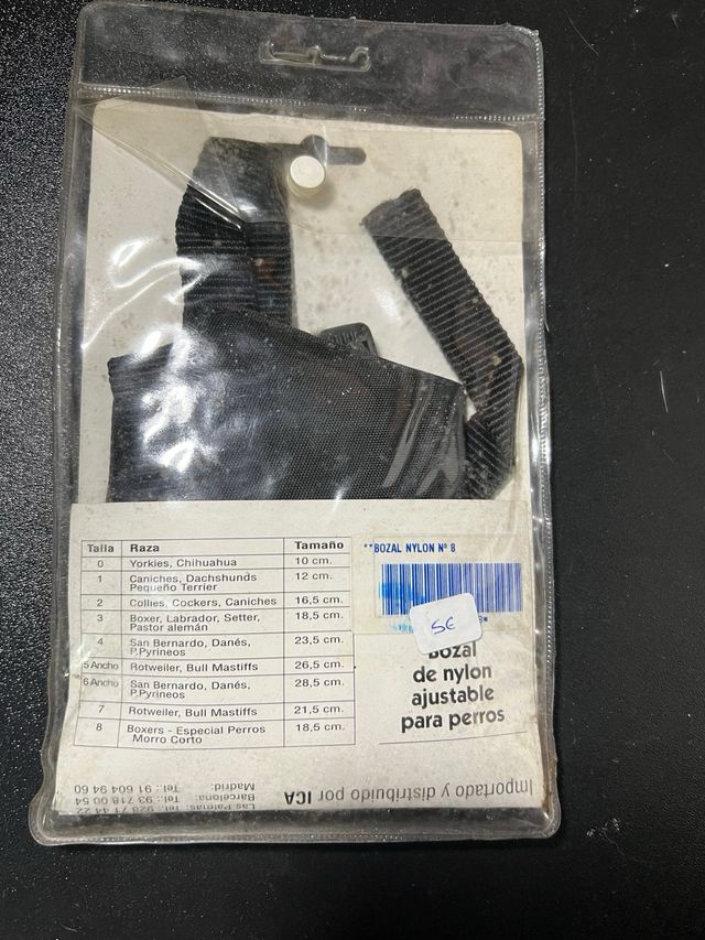 Museruola in nylon misura 8