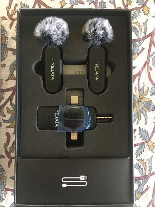 Microfono lavalier - Lightning - USB-C - Jack 3.5
