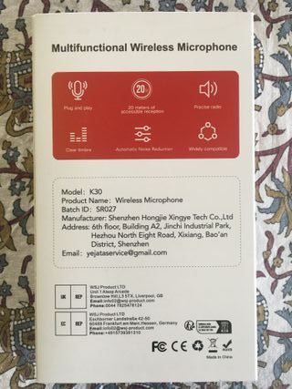 Microfono lavalier - Lightning - USB-C - Jack 3.5