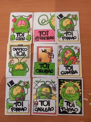 Pack cromos de comestibles Furby Ect 