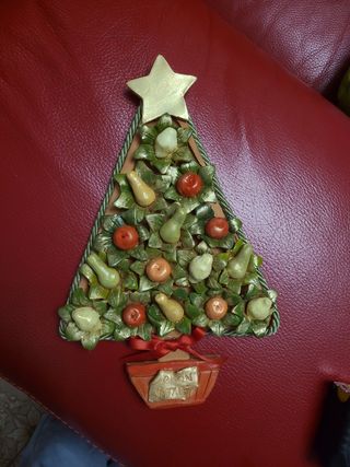 Alberello di Natale in terracotta