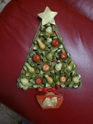 Alberello di Natale in terracotta