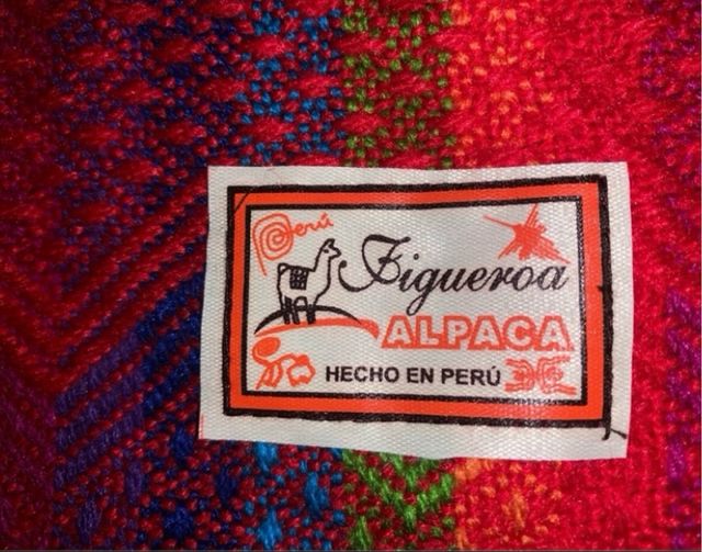 Amazing Colorful Unisex scarf in pure Alpaca wool