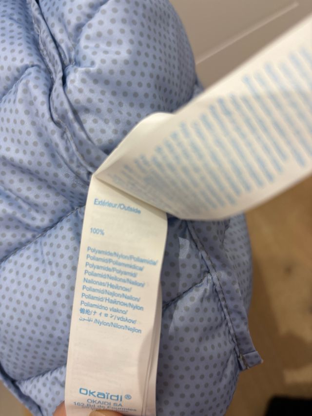 Plumífero plateado niña 12 años Okaidi 