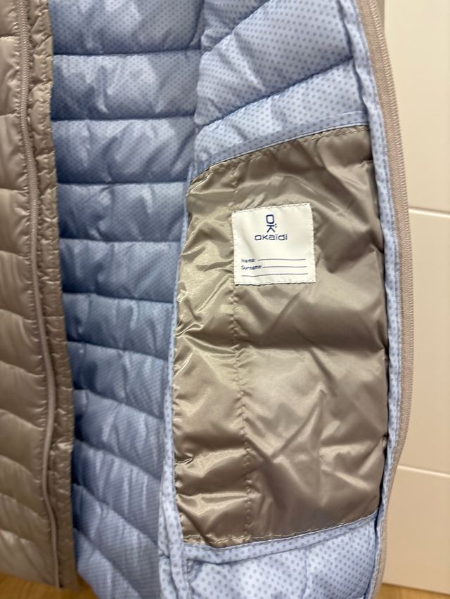 Plumífero plateado niña 12 años Okaidi 