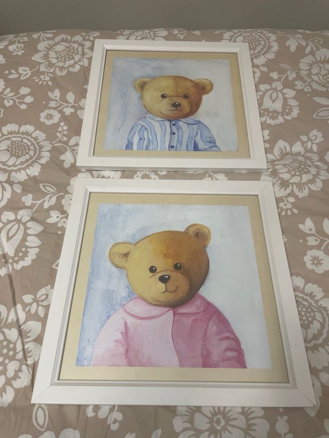 Cuadros para bebé ositos