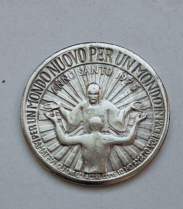 Medaglia anno santo 1975 Rinnovamento e Riconcilia