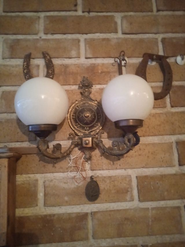 Aplique de lampara vintage