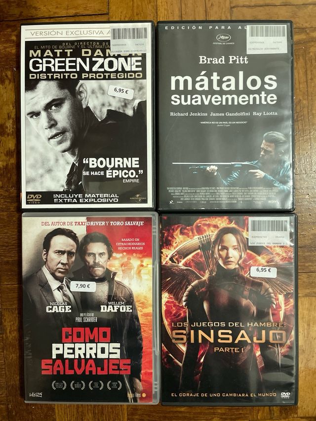 17 DVDs lote peliculones comerciales