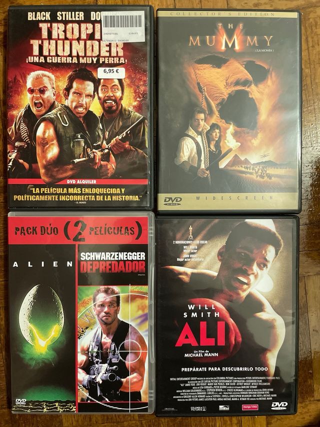 17 DVDs lote peliculones comerciales