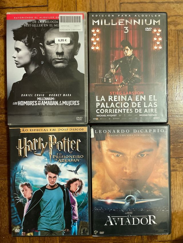 17 DVDs lote peliculones comerciales