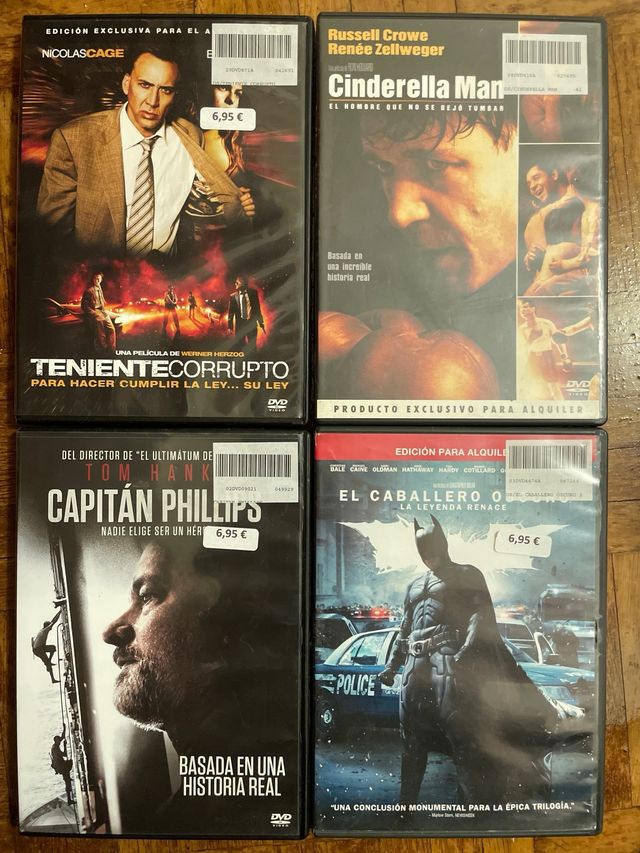 17 DVDs lote peliculones comerciales
