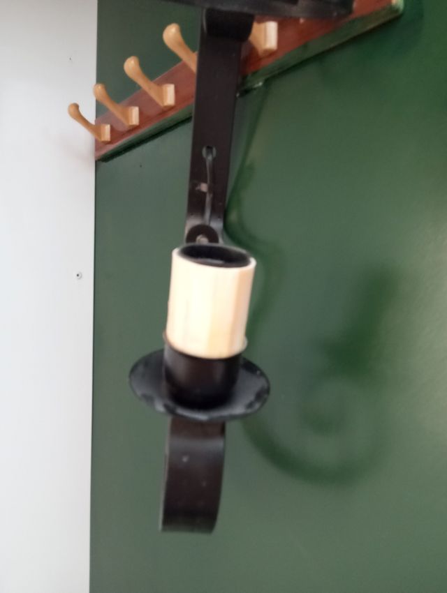 Aplique rustico pared