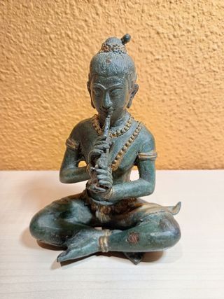 Figura Músico Tailandés (Bronce)