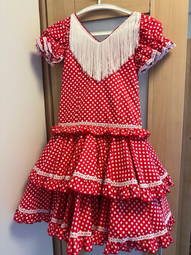 Vestido flamenca 7-9 años