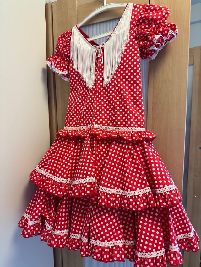 Vestido flamenca 7-9 años