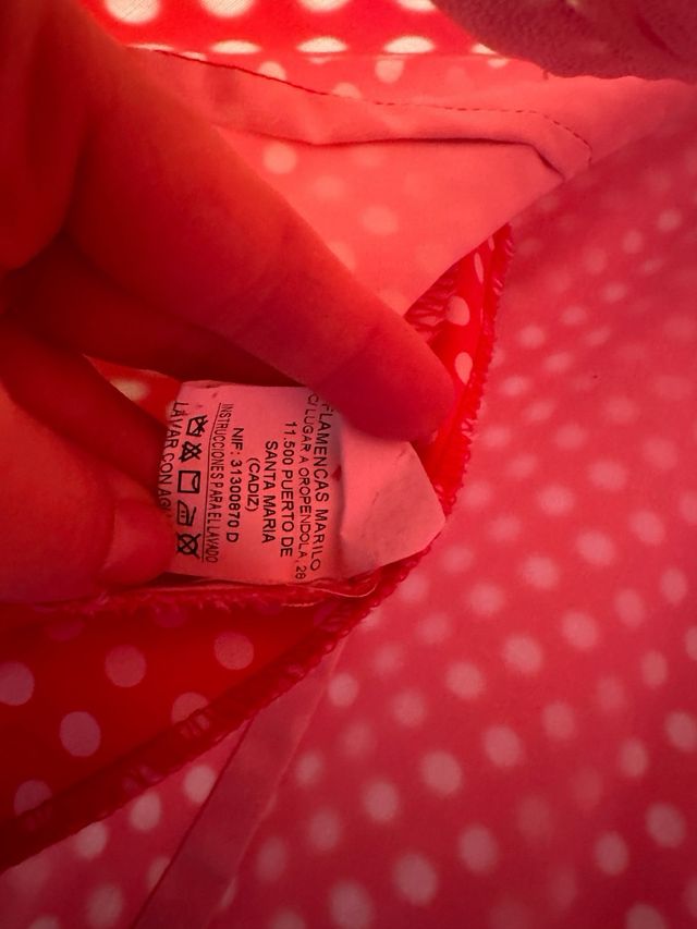 Vestido flamenca 7-9 años