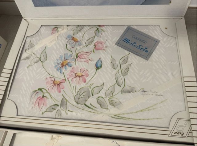 Set coordinato, copriletto più lenzuola. M