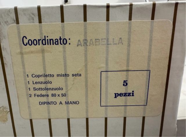 Set coordinato, copriletto più lenzuola. M