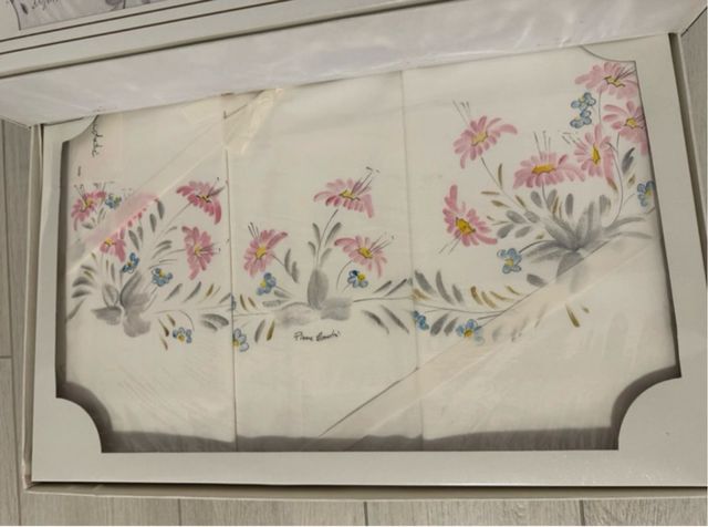 Set coordinato. Copriletto più lenzuola. Dipinto.