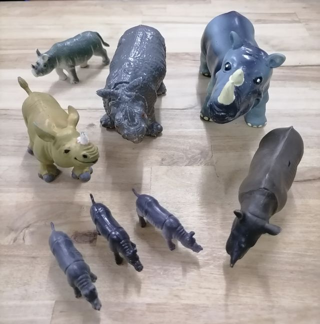Animales de goma