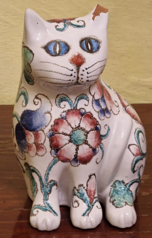 Gatto ceramica Innocenti vintage