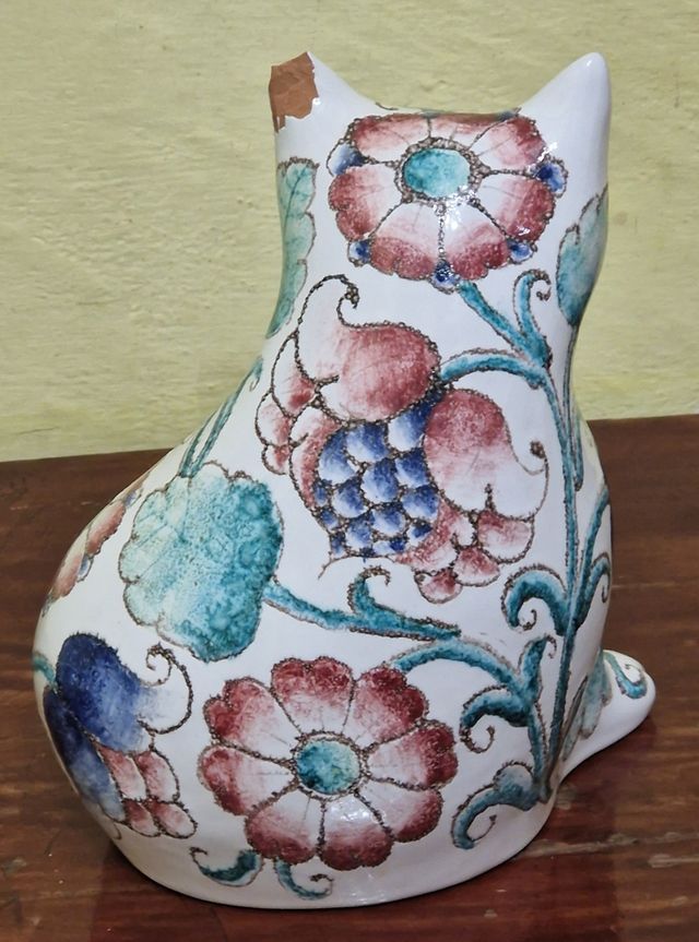 Gatto ceramica Innocenti vintage