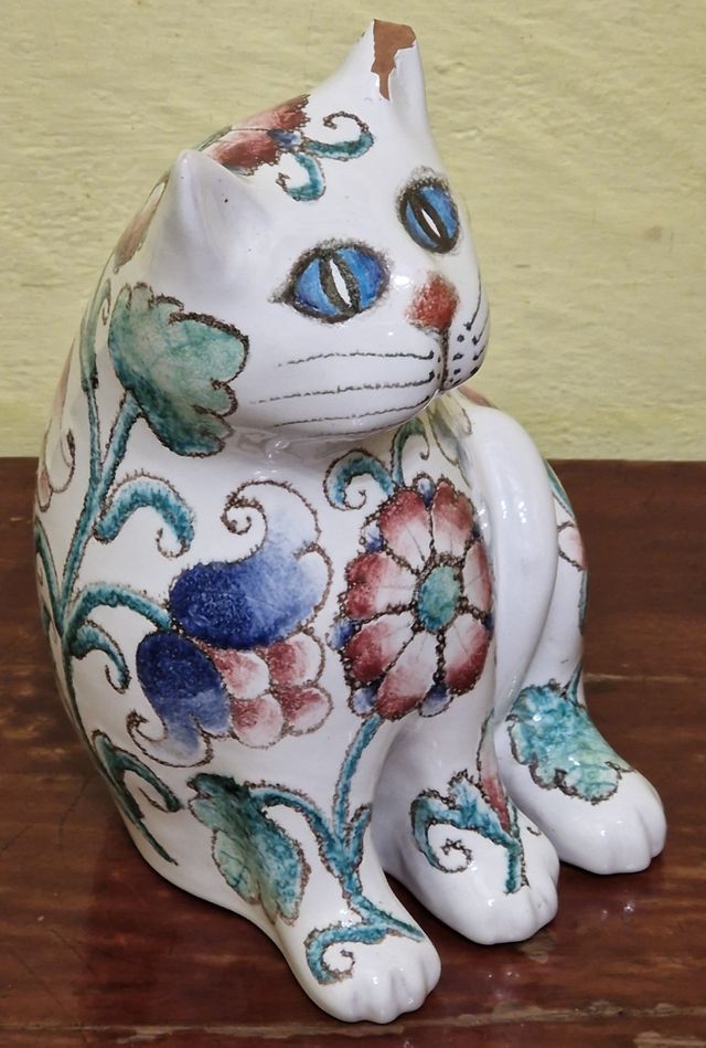 Gatto ceramica Innocenti vintage