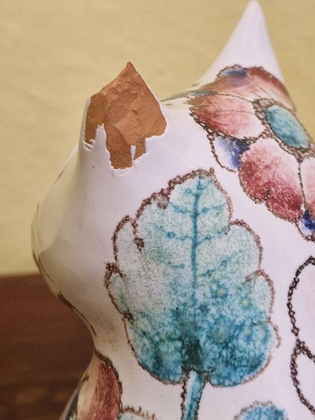 Gatto ceramica Innocenti vintage