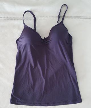 Camiseta sujetador morada 90C