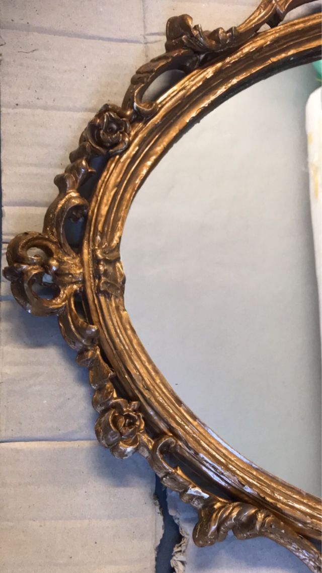 Console antica dorata stile Barocco