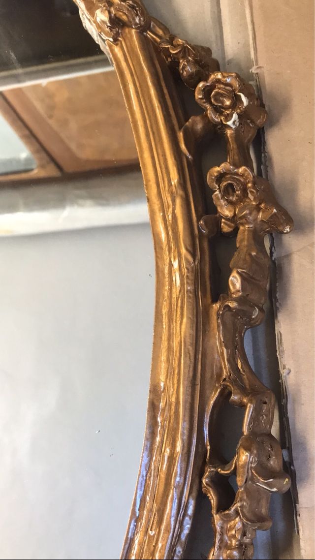 Console antica dorata stile Barocco