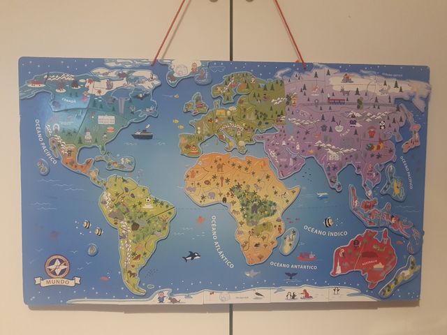 Mapamundi magnético