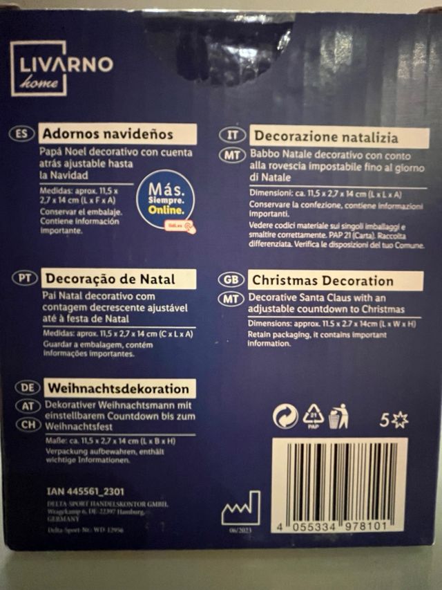 Datario Babbo Natale